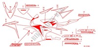 EMBLEMA/FAIXA (4) para Honda CBR 1000 RR ABS 2010