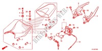 ASSENTO SIMPLES(2) para Honda CBR 250 R ABS RED 2011