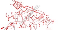 CARENAGEM INFERIOR para Honda CBR 600 F 1987