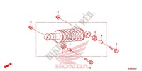 AMORTECEDOR TRASEIRO(2) para Honda CRF 110 2014