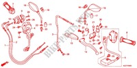 MANETE/INTERRUPTOR/CABO/RETROVISOR para Honda CRF 250 L SPECIAL EDITION 2013