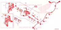 PINCA TRAVAO TRASEIRO para Honda AFRICA TWIN 1000 ABS 2017