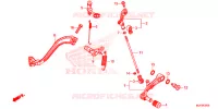 POUSA PES/BRACO DE CONTRA GOLPE/ PEDAL MUDANCAS para Honda AFRICA TWIN 1000 ABS 2017