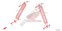 AMORTECEDOR TRASEIRO(2) para Honda BIG RED 700 CAMO 2009