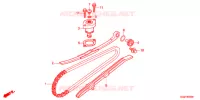 CORRENTE ARVORE CAMES/TENSOR para Honda BENLY 50 2012