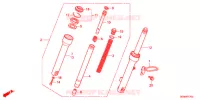 FORQUILHA FRENTE para Honda BENLY 50 2012