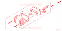 LUZ TRASEIRA(2) para Honda BENLY 50 2012