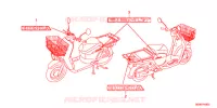MARCA para Honda BENLY 50 2012