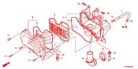 FILTRO AR (NBC110KD/MD) para Honda EX5 110 Electric start, carburetor 2014
