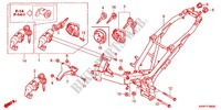 CORPO QUADRO para Honda WAVE 110 Front brake disc, Kick start 2011