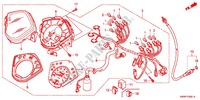 INSTRUMENTOS COMBINADOS (AFS110B/C/D/E/F/H) para Honda WAVE 110 Front brake disc, Kick start 2011