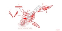 EMBLEMA/FAIXA (1) para Honda SPACY 110 2012
