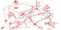 DEPOSITO COMBUSTIVEL/BOMBA COMBUSTIVEL para Honda STEED 400 VLX With speed warning light · Taylor bar handle 1997