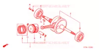 CAMBOTA/PISTAO para Honda BIG RUCKUS 250 2005