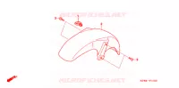 GUARDA LAMAS FRENTE para Honda BIG RUCKUS 250 2005
