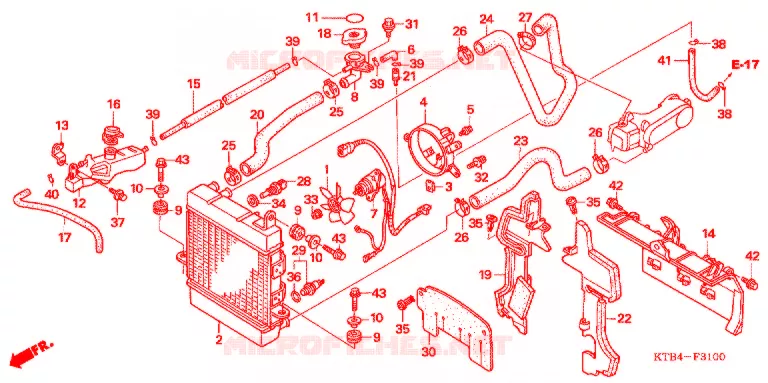 RADIADOR Honda MOTO 250 other-models 2005  PS2505_A