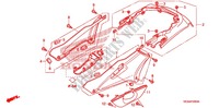 TAMPA LATERAL/CARENAGEM TRASEIRA para Honda ST 1300 ABS 2010