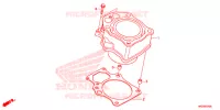 CILINDRO para Honda FOURTRAX 420 RANCHER 4X4 ES 2014