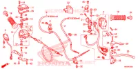 INTERRUPTOR/CABO/MANETE(2) para Honda FOURTRAX 420 RANCHER 4X4 ES 2014