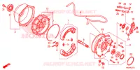 PAINEL TRAVAO TRASEIRO para Honda FOURTRAX 420 RANCHER 4X4 ES 2014
