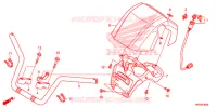 PUNHO GUIADOR para Honda FOURTRAX 420 RANCHER 4X4 ES 2014