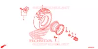 RODA TRASEIRA para Honda FOURTRAX 420 RANCHER 4X4 ES 2014