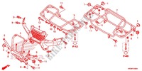 BANCO/COQUILHA para Honda FOURTRAX 420 RANCHER 4X4 Manual Shift CAMO 2014