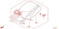 ASSENTO SIMPLES(2) para Honda FOURTRAX 420 RANCHER 4X4 EPS Manual Shift 2014