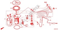 DEPOSITO COMBUSTIVEL/BOMBA COMBUSTIVEL para Honda FOURTRAX 420 RANCHER 4X4 EPS Manual Shift 2015