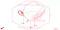 ASSENTO SIMPLES(2) para Honda FOURTRAX 500 RUBICON DCT EPS 2015