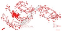 BANCO/COQUILHA para Honda FOURTRAX 500 RUBICON DCT EPS 2015