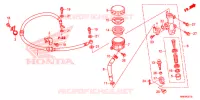 BOMBA PRINCIPAL TRASEIRA CILINDRO para Honda FOURTRAX 500 RUBICON DCT EPS 2015