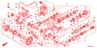 CARRETO FINAL FRENTE para Honda FOURTRAX 500 RUBICON DCT EPS 2015