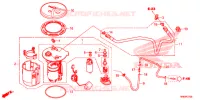 DEPOSITO COMBUSTIVEL/BOMBA COMBUSTIVEL para Honda FOURTRAX 500 RUBICON DCT EPS 2015