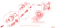 FORQUILHA TRASEIRA/VEIO PROPULSOR(2) para Honda FOURTRAX 500 RUBICON DCT EPS 2015