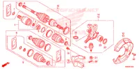 MANGA EIXO FRENTE/VEIO TRANSMISSAO FRENTE para Honda FOURTRAX 500 RUBICON DCT EPS 2015