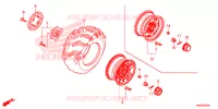 RODA FRENTE para Honda FOURTRAX 500 RUBICON DCT EPS 2015