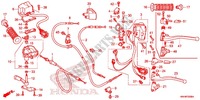 MANETE/INTERRUPTOR/CABO(1) para Honda FOURTRAX 500 FOREMAN 4X4 Power Steering, CAMO 2014