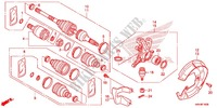 MANGA EIXO FRENTE/VEIO TRANSMISSAO FRENTE para Honda FOURTRAX 500 FOREMAN 4X4 Power Steering, CAMO 2014