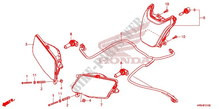 FAROL para Honda FOURTRAX 500 RUBICON CAMO 2016