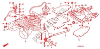 DEPOSITO COMBUSTIVEL para Honda FOURTRAX 500 FOREMAN 4X4 Electric Shift, Power Steering 2009