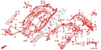 GUARDA LAMAS TRASEIRO para Honda CROSSRUNNER 800 2016