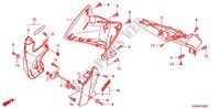 TAMPA DO TUBO PRINCIPAL/ PROTECAO DO CARTER para Honda WAVE 110 RS, Casted wheels, Electric start 2012