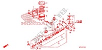 BOMBA PRINCIPAL TRASEIRA CILINDRO para Honda VT 1300 INTERSTATE 2010