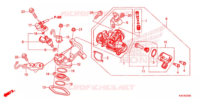 INJEÇÃO Honda SCOOTER 110 VISION 2018  NSC110MPDH