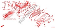 TAMPA FRENTE/FILTRO AR para Honda SH 300 I ABS STANDARD ARGENT 2018