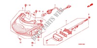 LUZ TRASEIRA(2) para Honda PCX 125 SPECIAL EDITION WHITE 2013