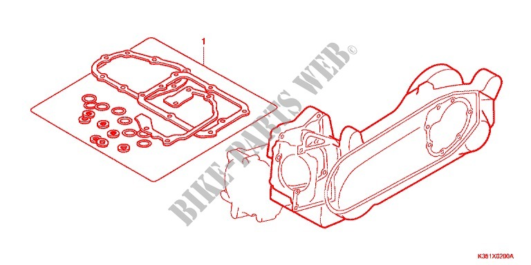 KIT B JUNTAS para Honda PCX 125 2014