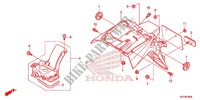 GUARDA LAMAS TRASEIRO para Honda PCX 150 2013