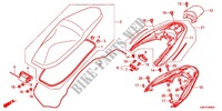 ASSENTO SIMPLES(2) para Honda PCX 150 RED 2015